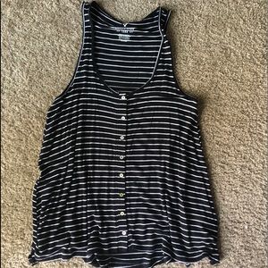 Flowy striped tank